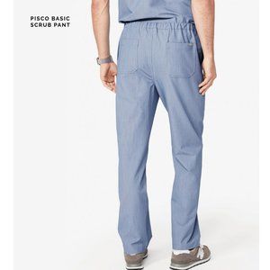 FIGS - Pisco Basic Scrub Pants in Heather Indigo